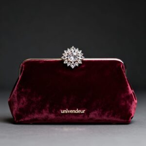 Univendeur Royale Velvet Clutch — Couture Evening Masterpiece