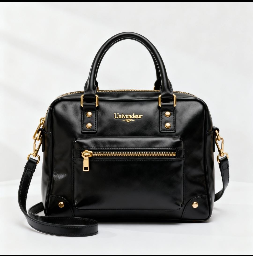 Univendeur Noir Prestige Boston Bag — Executive Luxury Edition