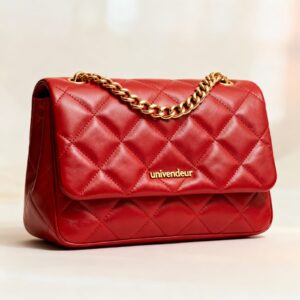 Univendeur Rouge Élité Quilted Bag — Timeless Luxury Icon